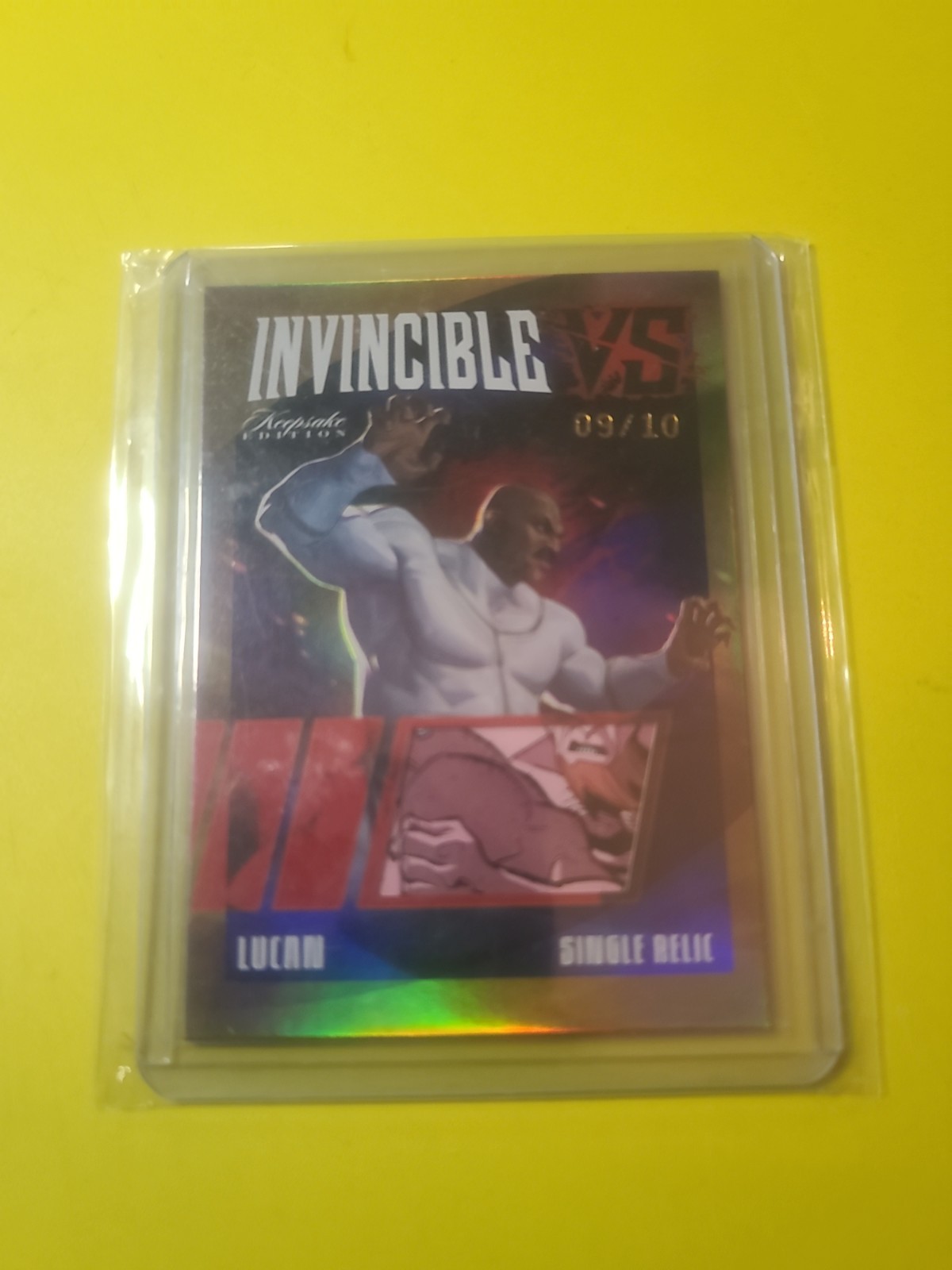 2026 Keepsake Invincible VS Lucan #167 Single Relic 09/10 Rare Parallel