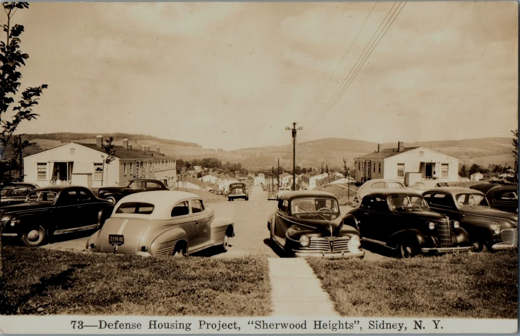 Vintage Postcard 1940\'s Defense Housing Project, \