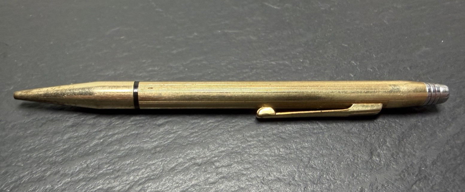VINTAGE 1/30 10K ROLLED GOLD PLATE CROSS 3.5\
