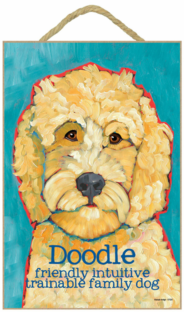 Labradoodle Traits & Characteristics Sign 7.5 x 10