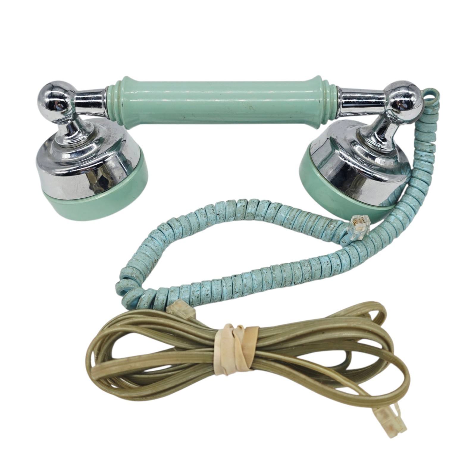 VTG Western Electric French Princess Rotary Telephone Seafoam Mint Green READ