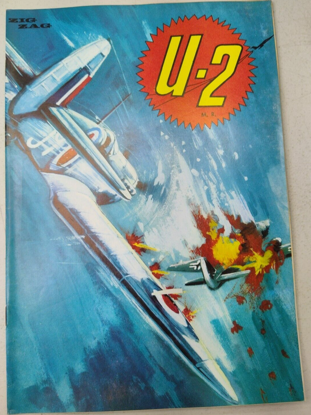 U-2 #24 Mexico Spanish Zig Zag 1960\'s Military Comic Book VHTF