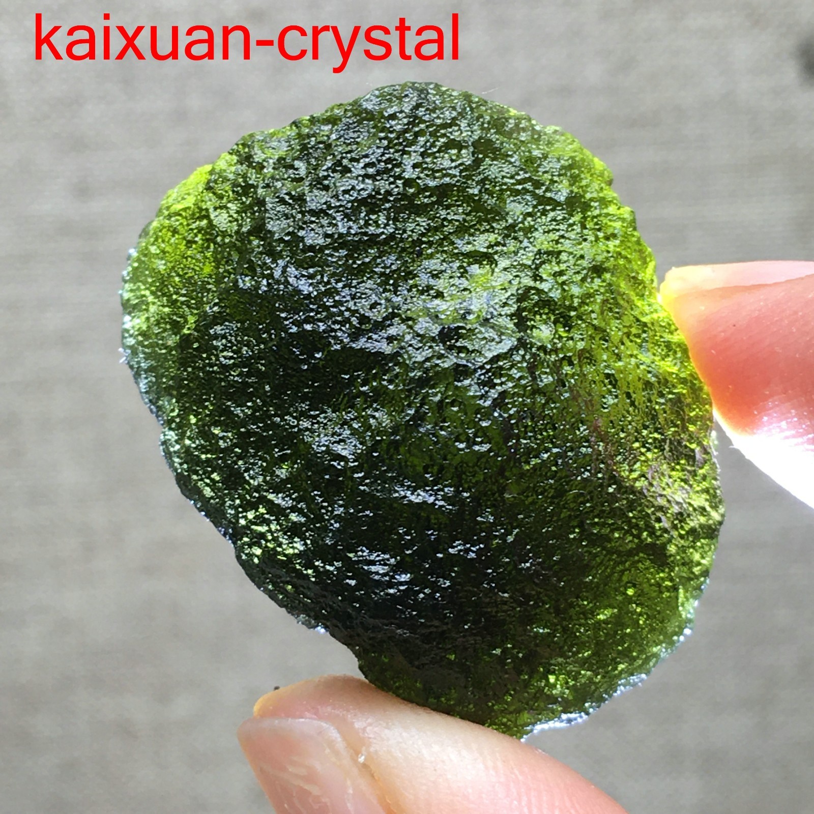 123Ct Moldavite Genuine Raw Moldavite Crystal from Czech Republic PICcertificate