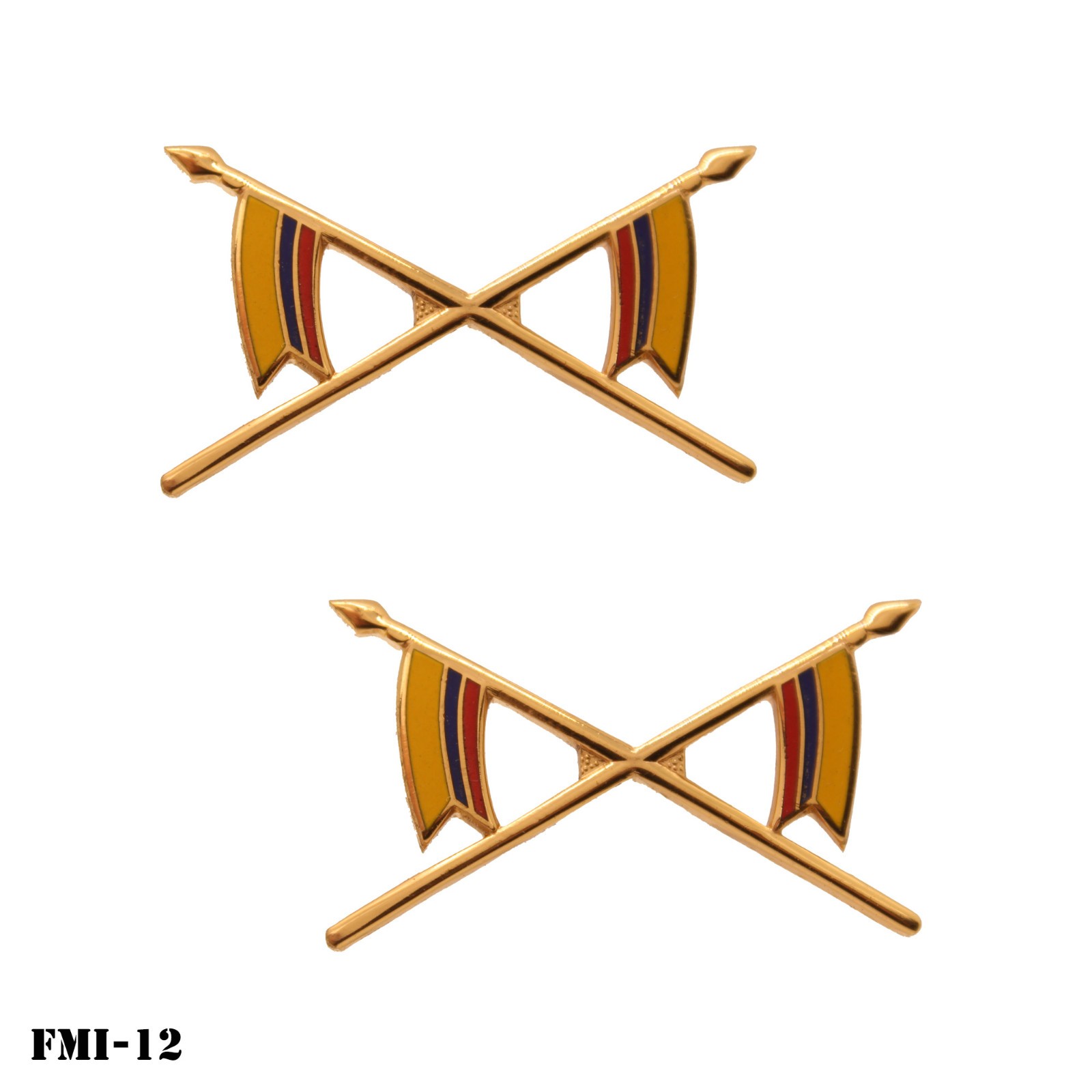 Ecuadorian Army ~ Cavalry Insignia Pins ~ Ecuador ~ N.S. Meyer ~ NEW
