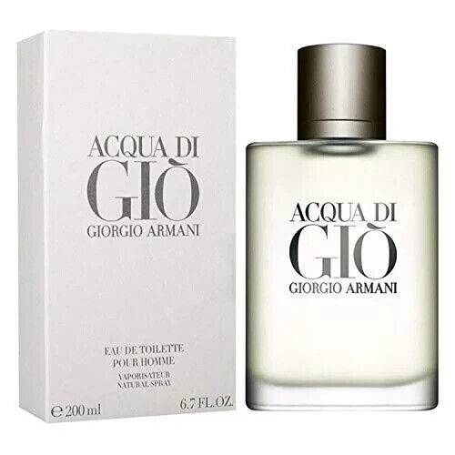 Giorgio Armani Acqua Di Gio 6.7oz / 200ml Men's Eau de Toilette Spray Brand NEW