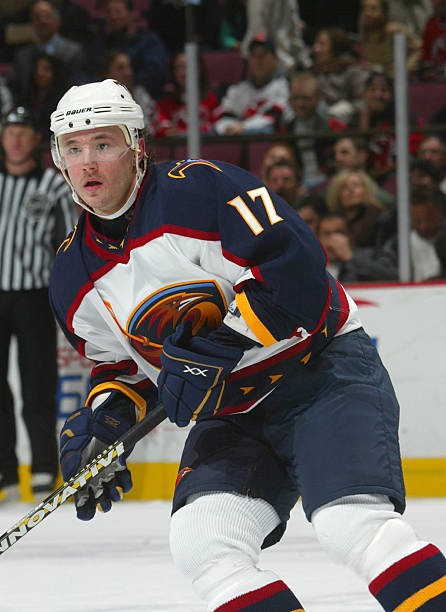 Ilya Kovalchuk Atlanta Thrashers skates at the game v the Ne- Ice Hockey Photo 2
