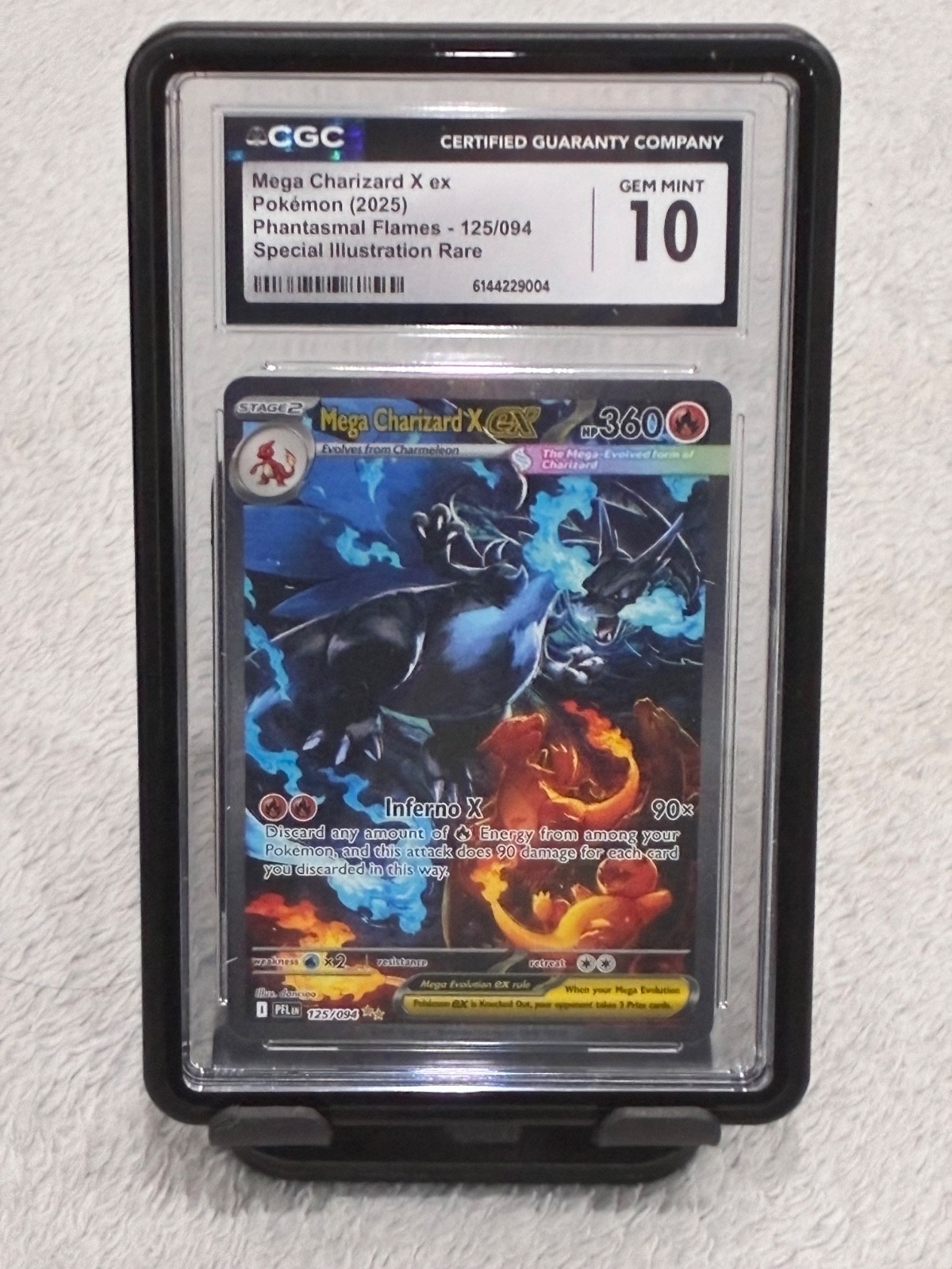 Pokémon Mega Charizard X ex 125/094 CGC 10 Special Illustration Rare (2025)