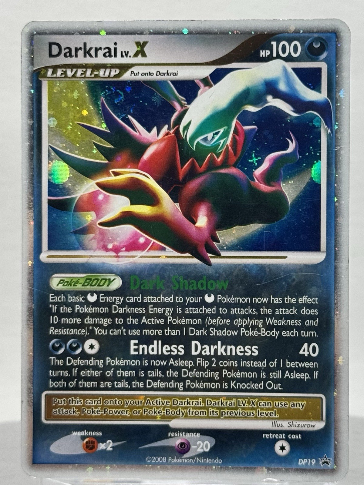 Pokémon TCG - Darkrai LV.X - DP19 - Diamond and Pearl Promos HP/DMG