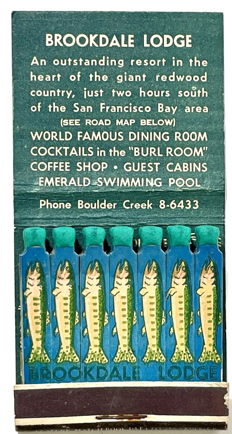 RARE BROOKDALE LODGE, CA \
