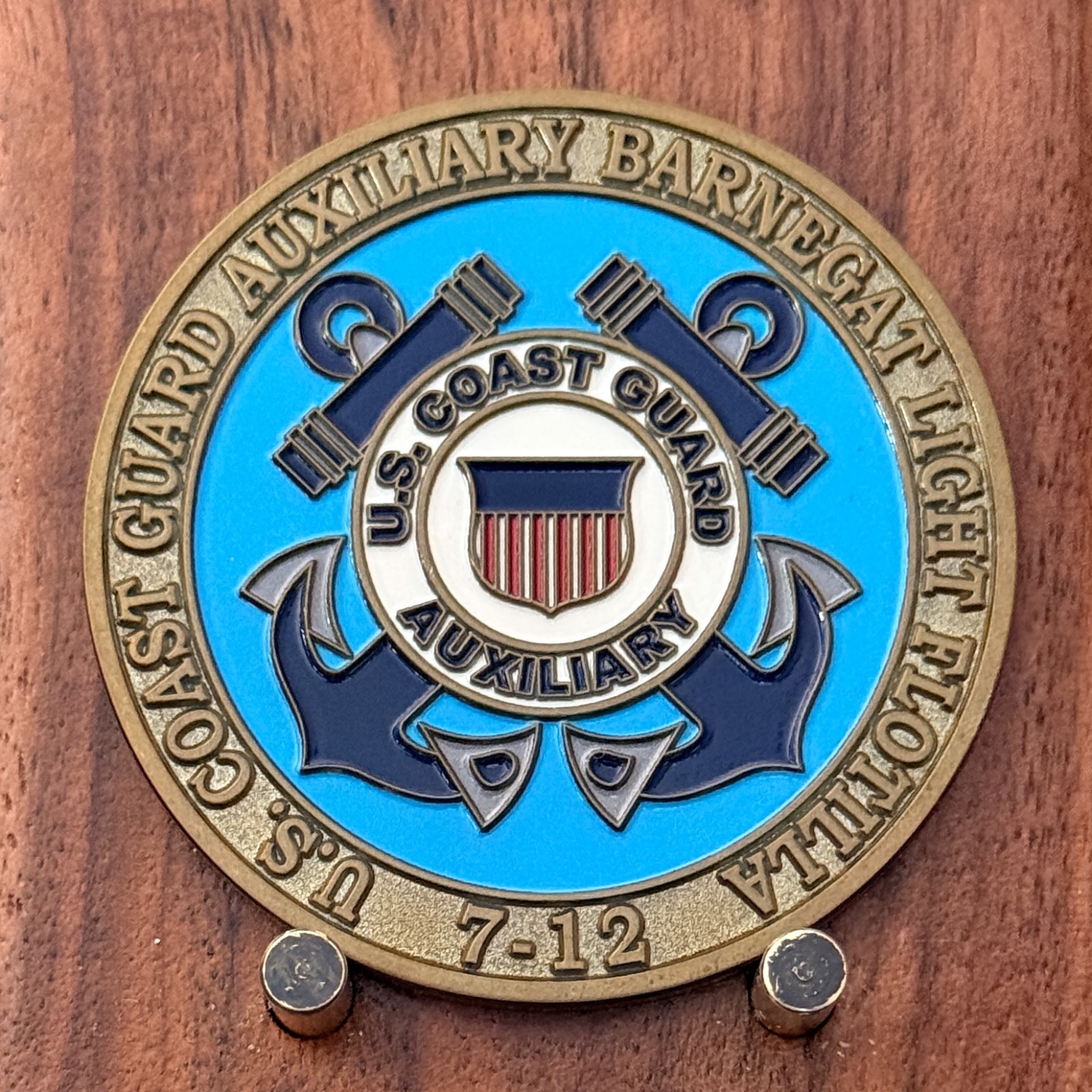 US Coast Guard Auxiliary Barnegat Light Flotilla 7-12 Challenge Coin  W#30