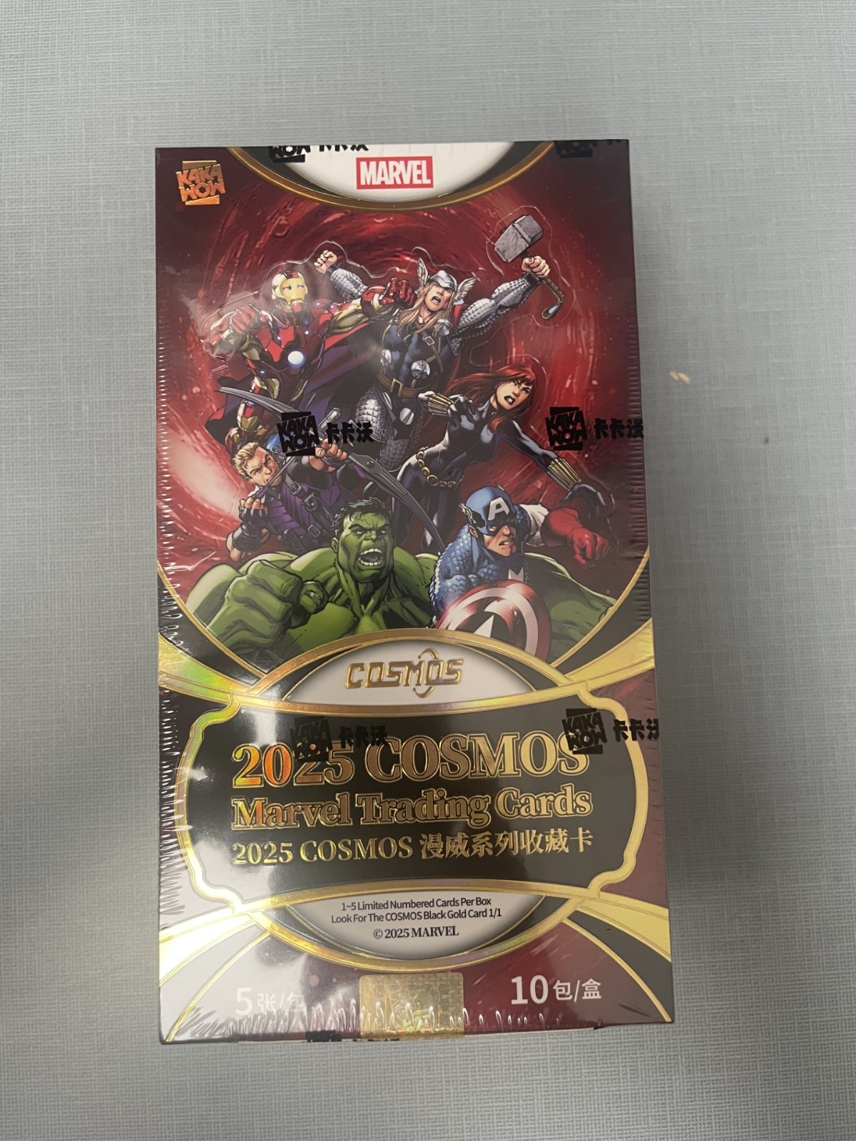 2025 Kakawow Marvel Cosmos Trading Cards Sealed Hobby Box of 10 Packs BRAND NEW