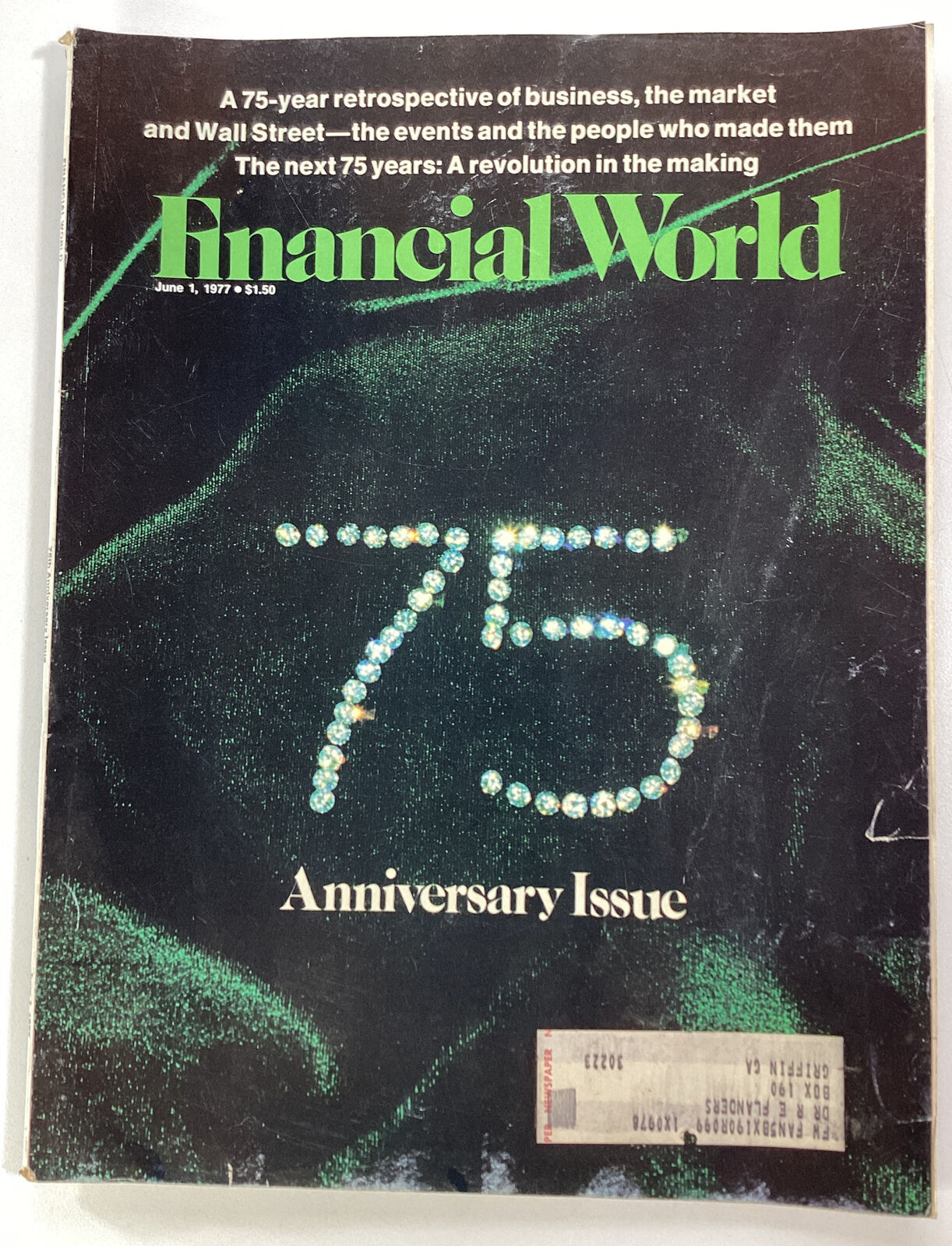 Financial World Magazine Vtg 1977 Rare Ads 75th Carter TRW CITIZEN Merrell