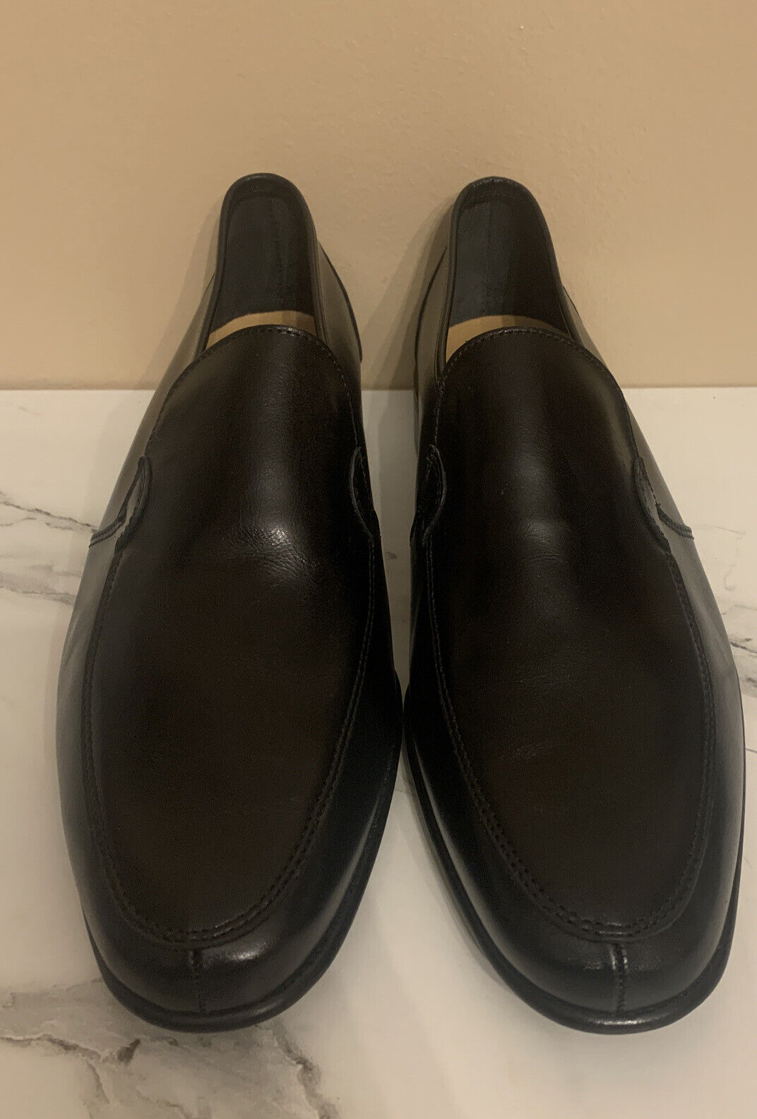Bally Mens Shoes Caddo Black Leather Loafers  Size US 8.5 Slip On Business Work