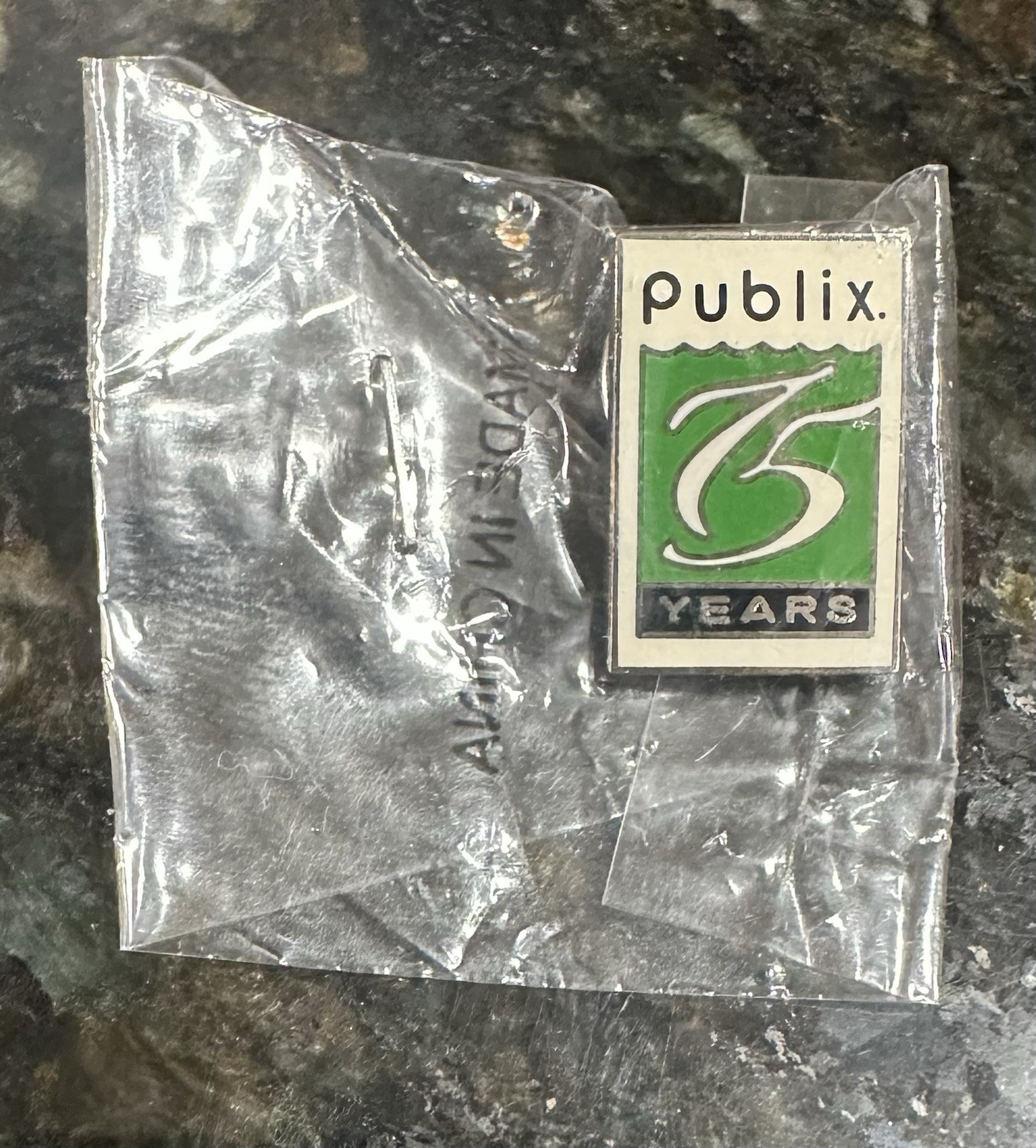 Publix 75 Years Lapel Pin NEW SEALED