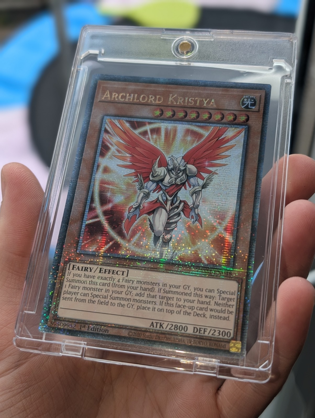 Archlord Kristya / VASM-EN048 / Quarter Century Secret Rare / Yugioh Card Foil.