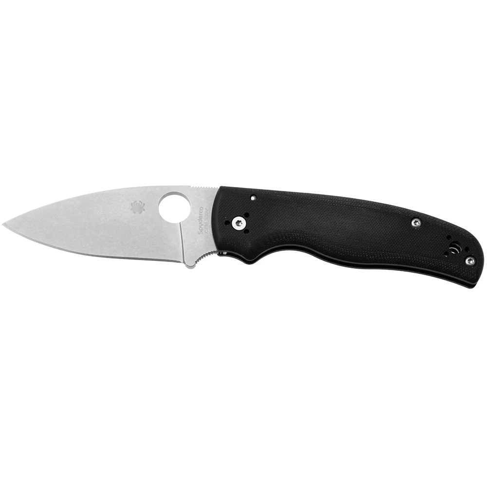 Spyderco Shaman Compression Lock Knife Black G-10 (3.6