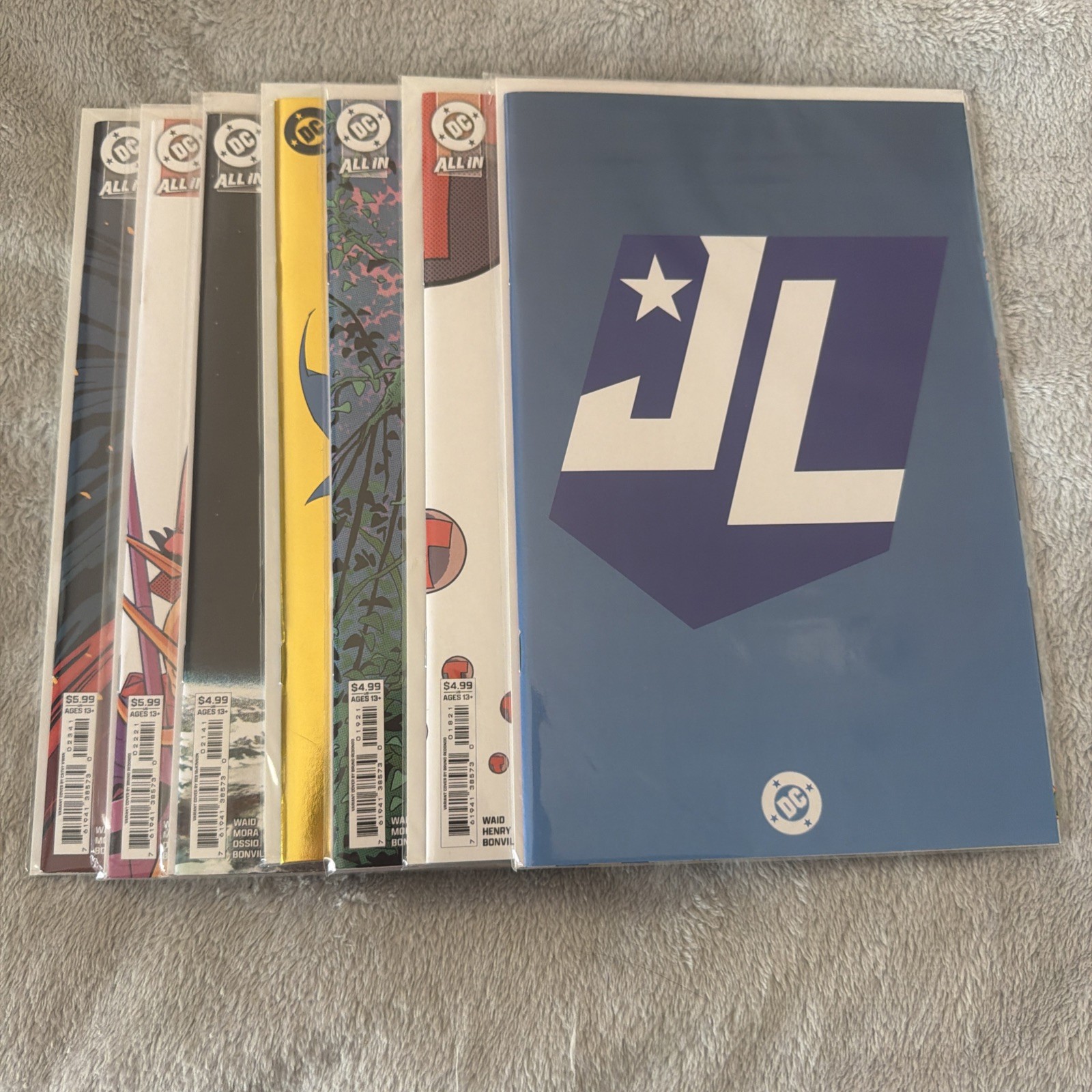 Justice League Unlimited #17-23 Vol. 4 Villain Amnesty DC 2026 Variant Set 