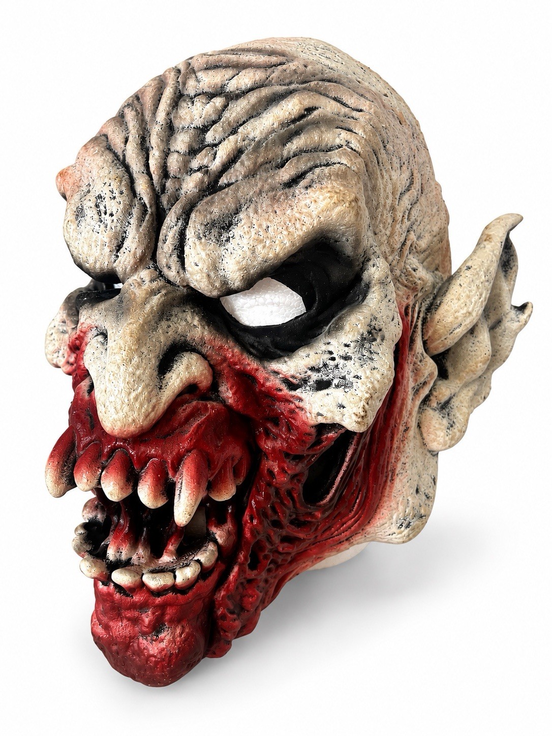 Vintage 2000 Don Post Studios Latex Bloody Zombie Vampire Goblin Horror Mask