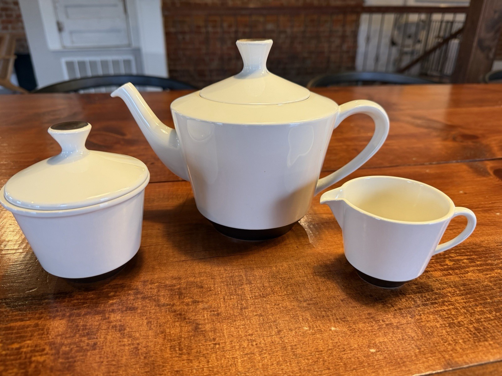 Fris Edam “Jubilant” MCM Vintage Tea Set Made In Holland Exc Cond *see Creamer