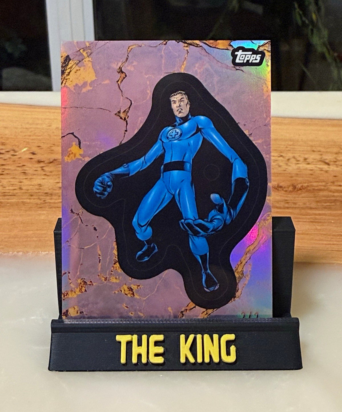 Topps 2023 Marvel Comic Book Heroes 2000s Mister Fantastic #81 Serial #2/2