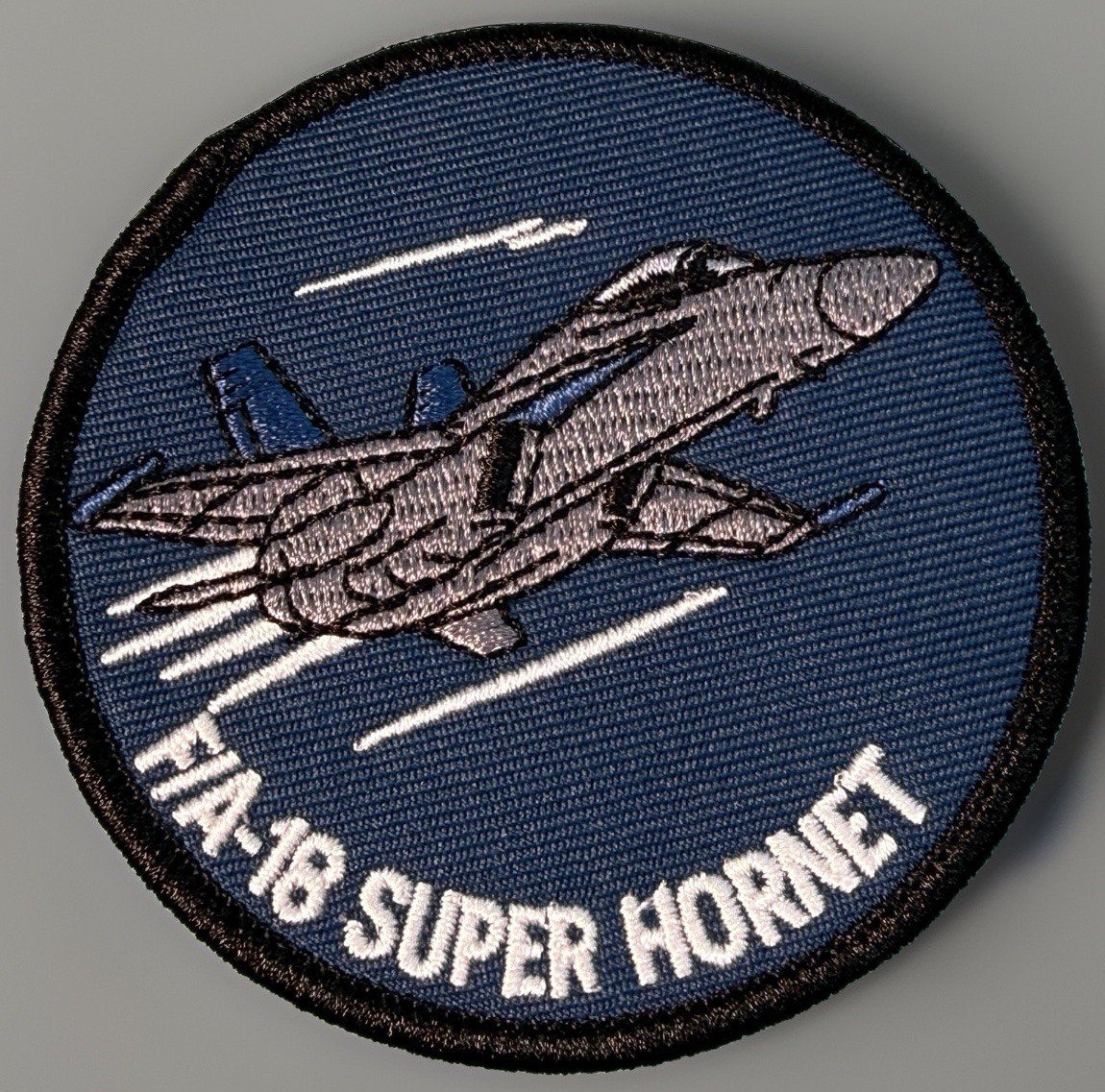 F/A-18 Super HORNET Naval Strike FIGHTER Iron On Patch FA-18 USAF NAVY  Military