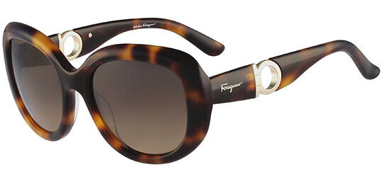 Salvatore Ferragamo Women's Oversize Oval Sunglasses - SF727S - Made In Italy