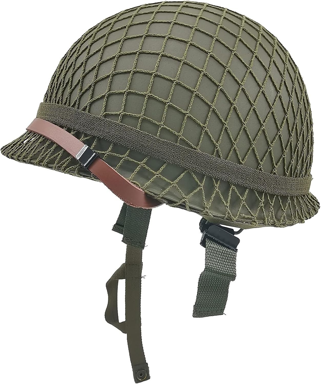 WWII US Army M1 Helmet WW2 Gear WW2 Helmet Metal Steel Shell Replica.....