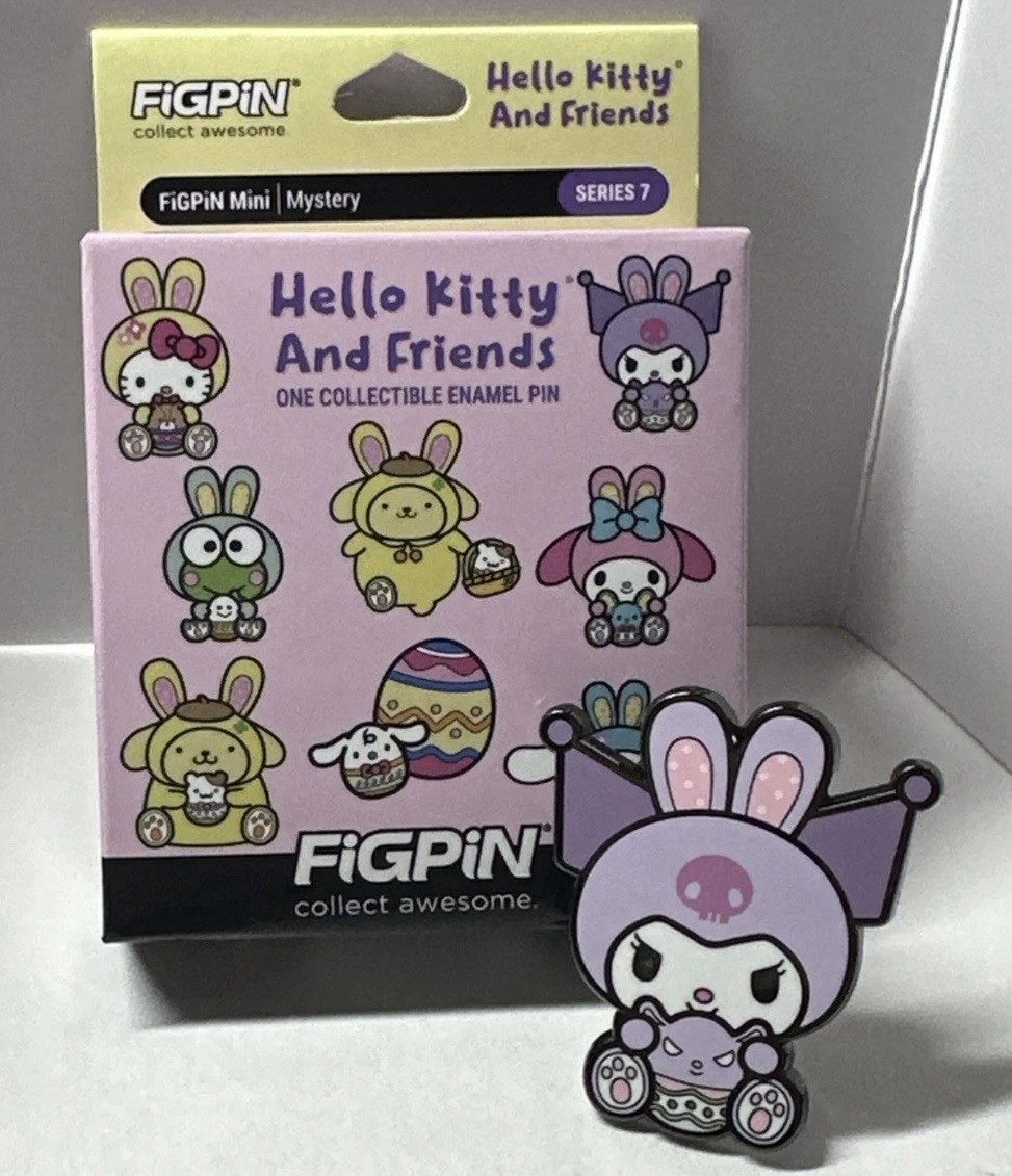FiGPiN Hello Kitty & Friends Kuromi Y632 Series 7 Pin Confirmed SUPER RARE