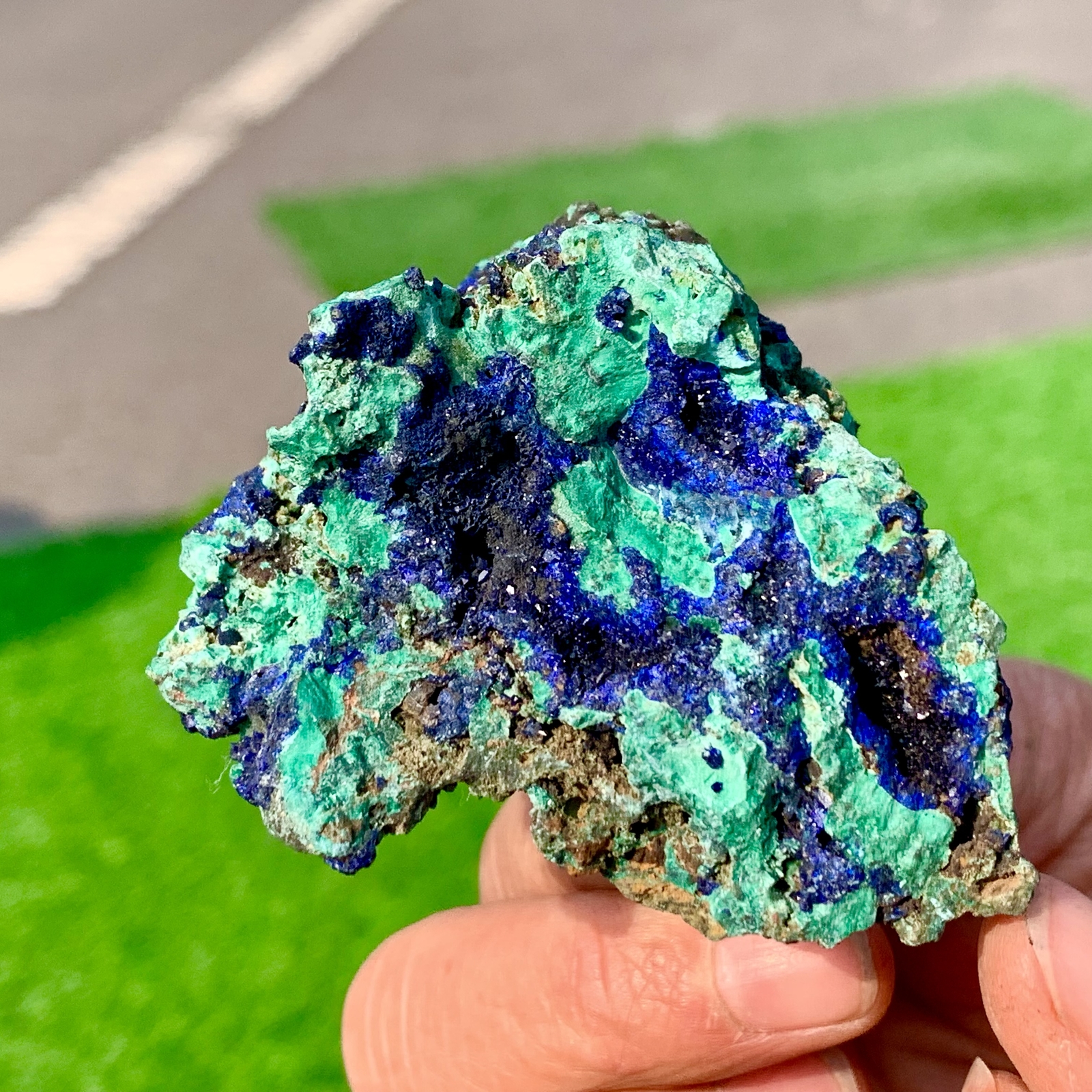 108G BEST NATURAL Azurite/Malachite crystalminerals specimens