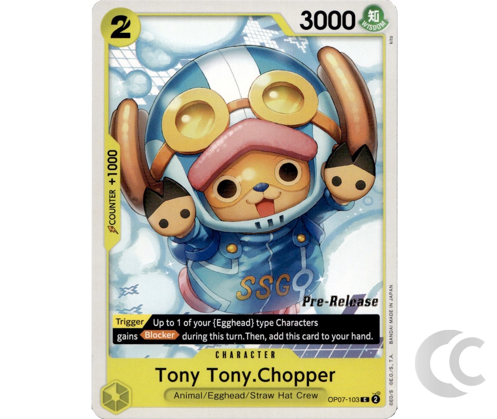 Tony Tony.Chopper OP07-103 Pre Release Stamp ONE PIECE Card Game English NM Tony Tony.Chopper OP07-103 Pre Release Stamp ONE PIECE Card Game English NM
