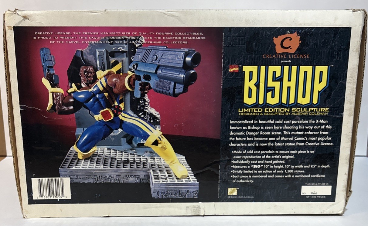 X-Men Bishop Limited Edition Statue 1997 Marvel 1:6 Scale #460/1500 w/ Box Rare