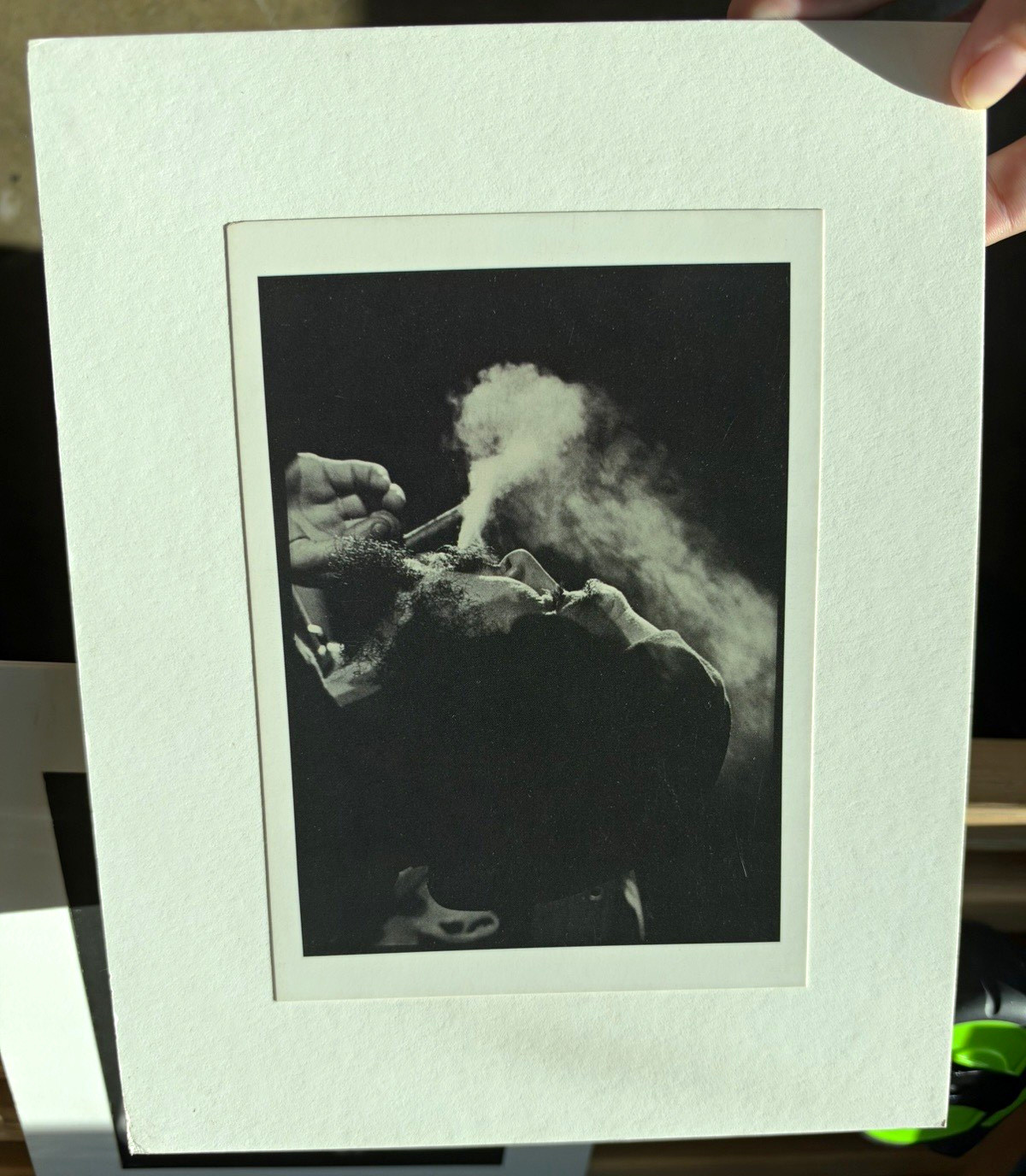 Che Guevara B&W Portrait Photo Print - Signed Osvaldo Salas, Matted 1964 Che Guevara B&W Portrait Photo Print - Signed Osvaldo Salas, Matted 1964