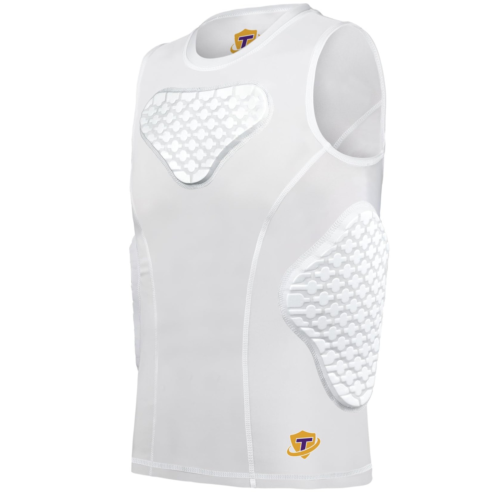 TUOY Youth Kids Padded Chest Rib Protector Football Baseball Padded Compression