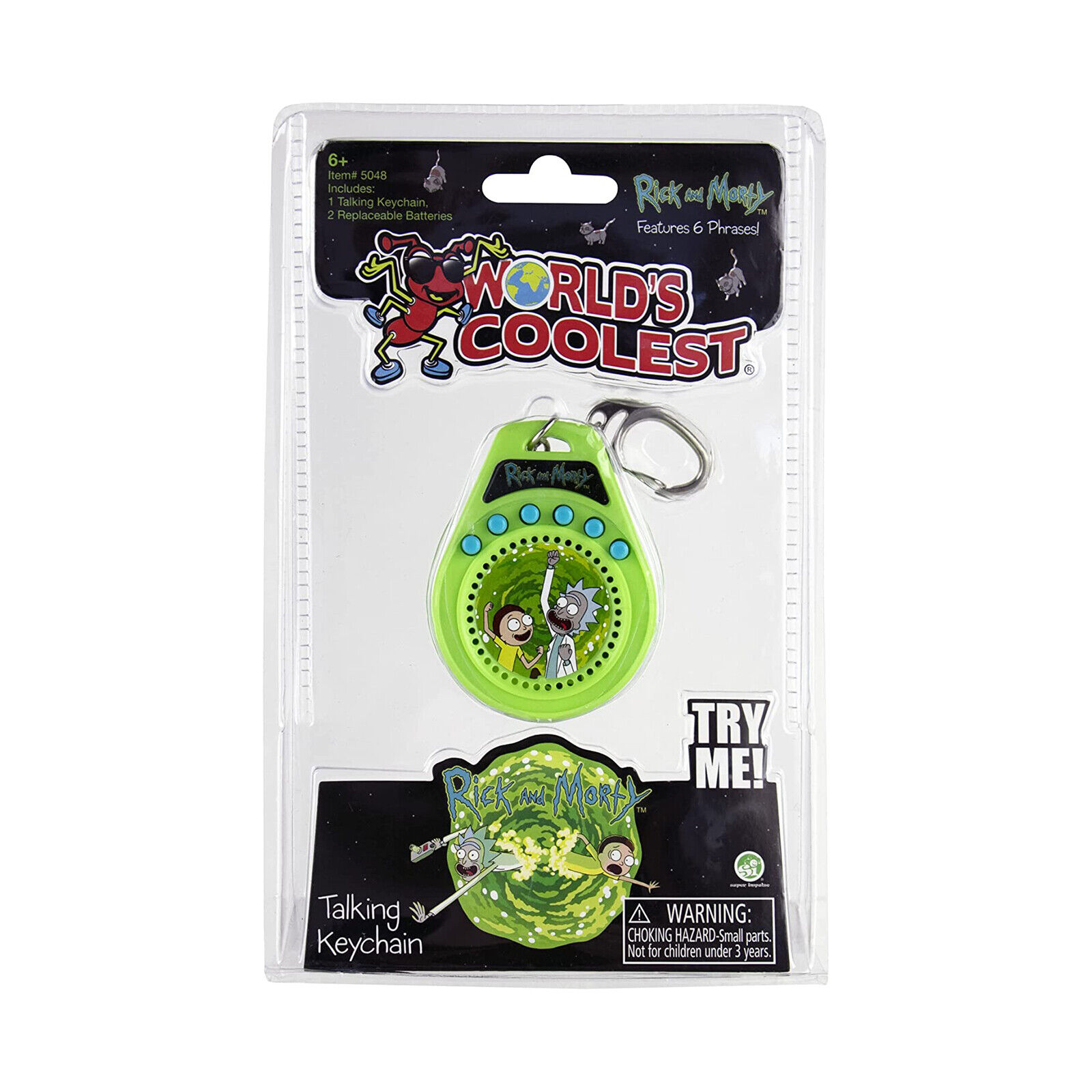 World\'s Coolest Rick And Morty Talking Keychain NEW IN STOCK