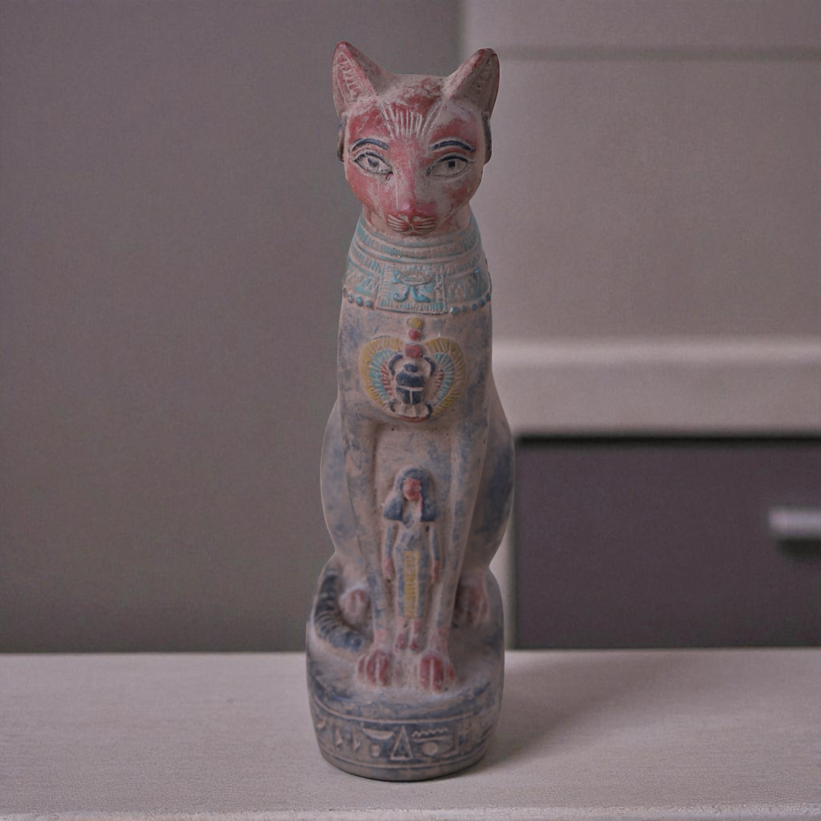 Ancient Egyptian Bastet Crafts Goddess Statue Rare Pharaonic Antique BC
