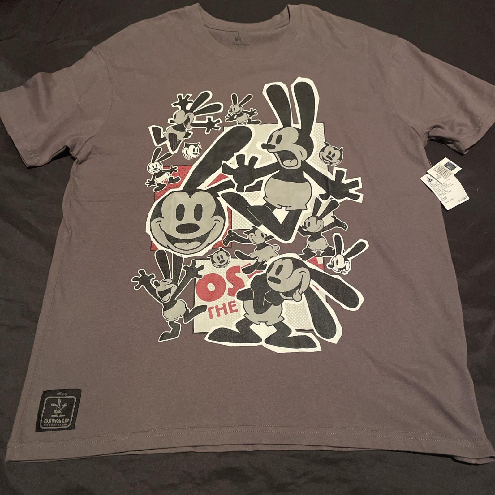 Shanghai Disney Resort Oswald Lucky Rabbit T Shirt Disney Parks NWT China