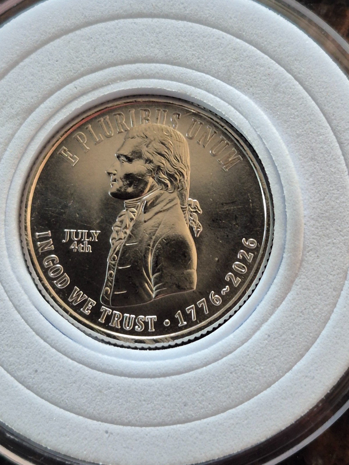 1776 2026 4th July Privy Mark Declaration of Independence Quarter Uncirculated