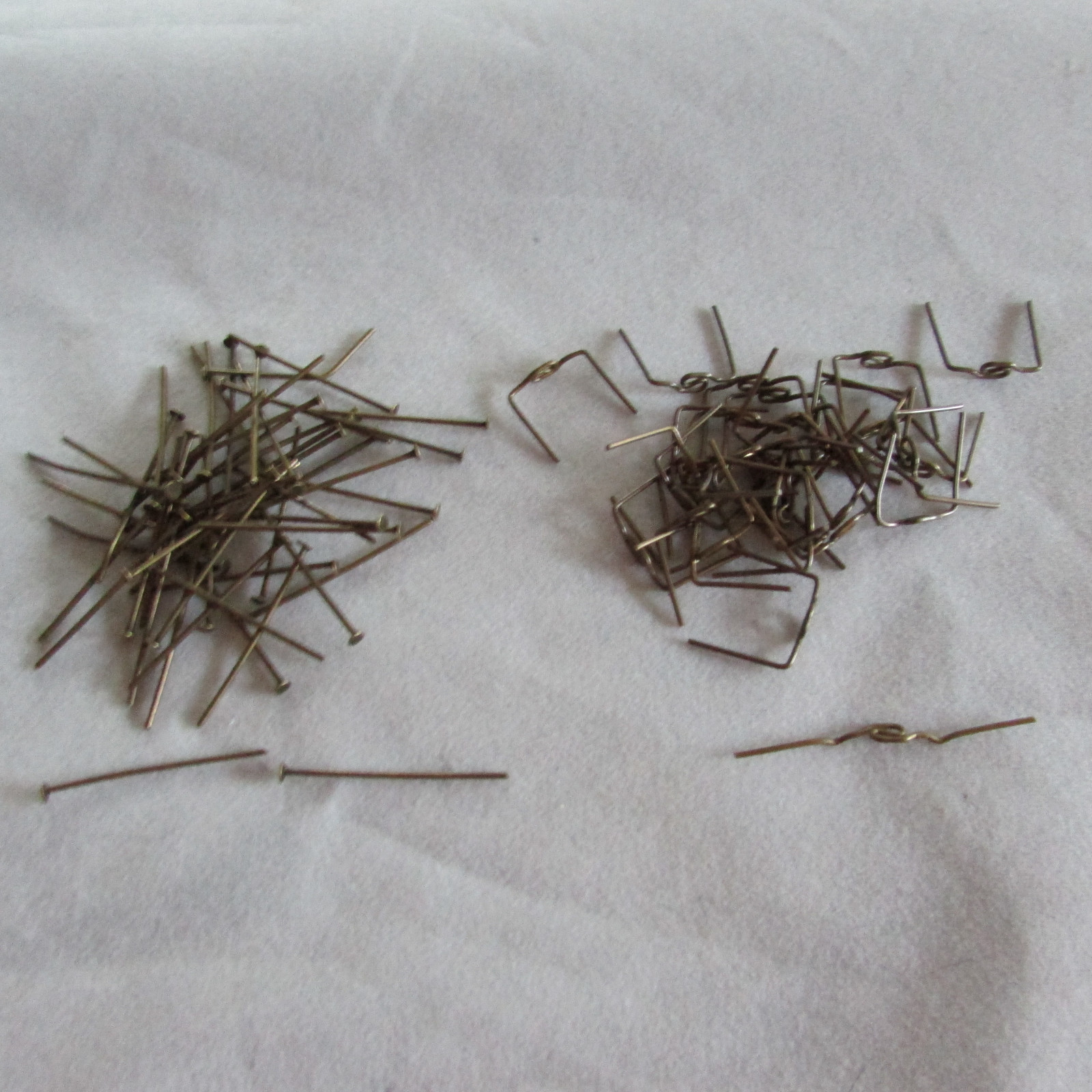 100 Antique Style bronze color Connector Parts-  for Chandelier Crystals/Prisms