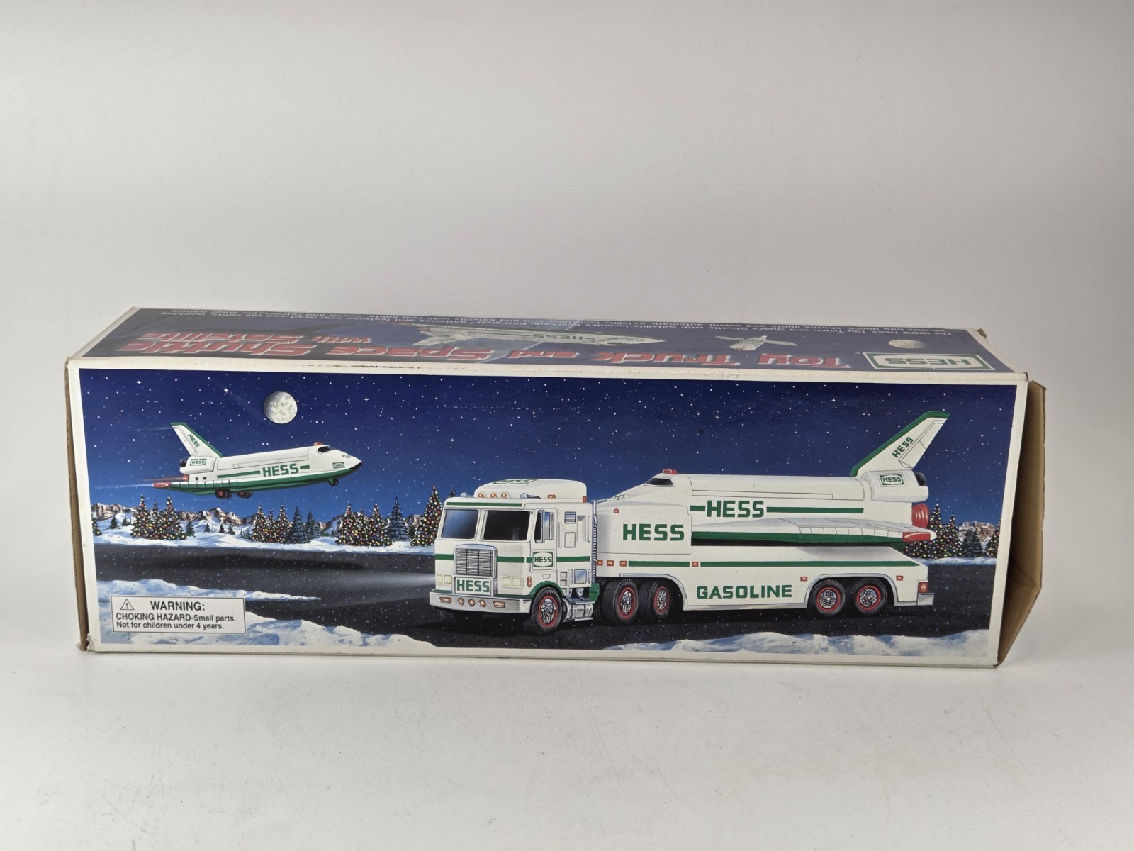 Vintage 1999 Hess Toy Truck And Space Shuttle With Satellite Brand New In Box