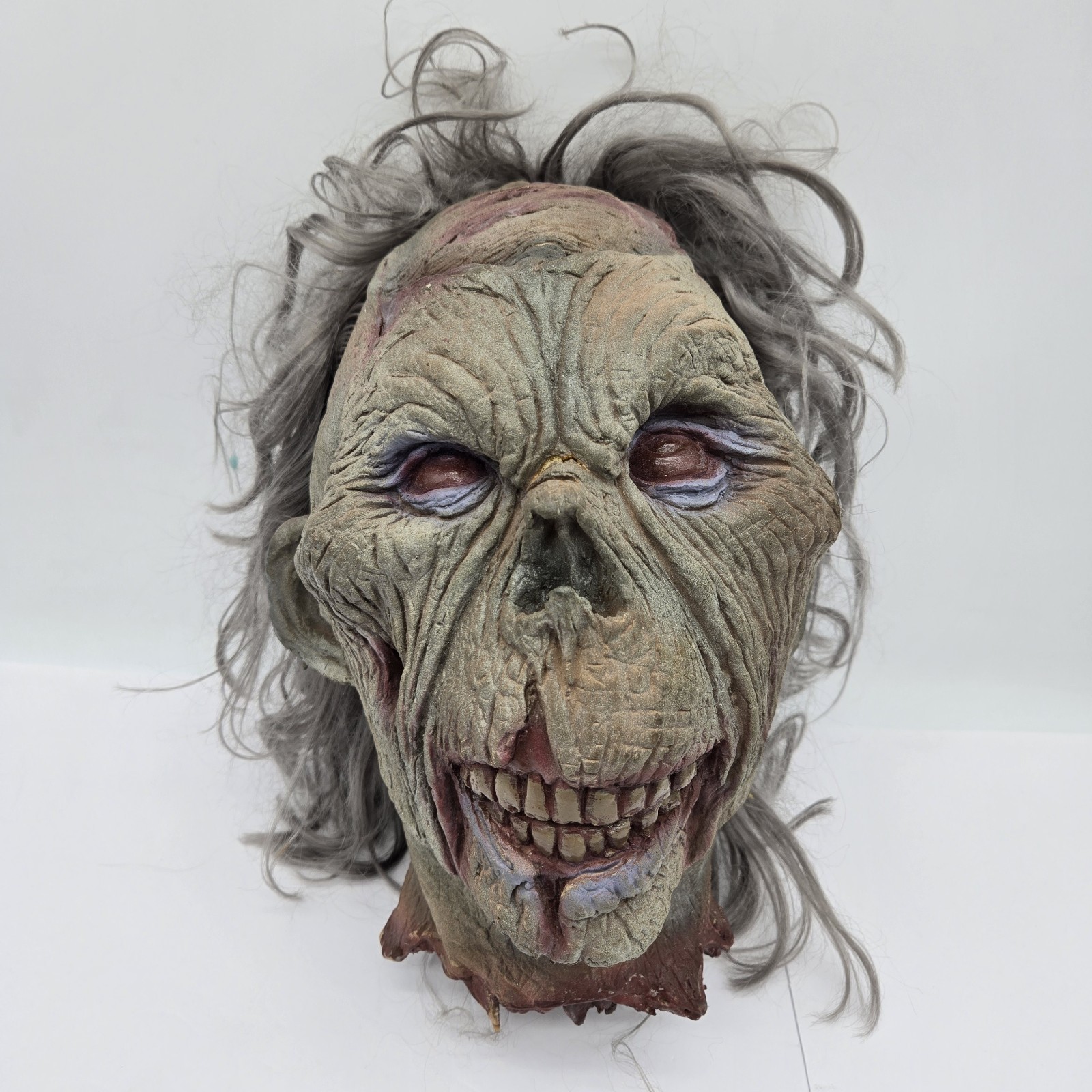 Severed Zombie Head Creepy Dead Halloween Prop Crypt Keeper Severed Zombie Head Creepy Dead Halloween Prop Crypt Keeper