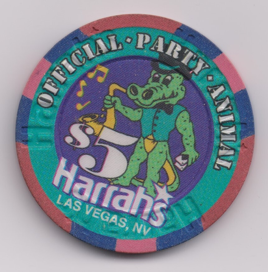 $5 Harrah\'s LV Party Animal 1995