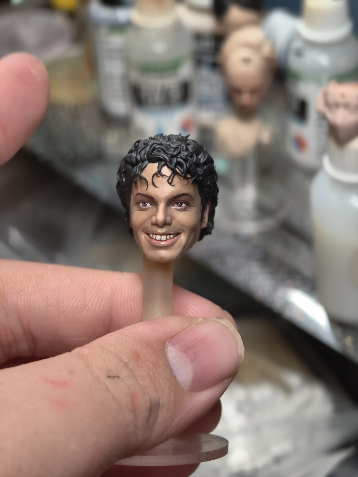 custom 1/12  Michael Jackson  head ship in 40days
