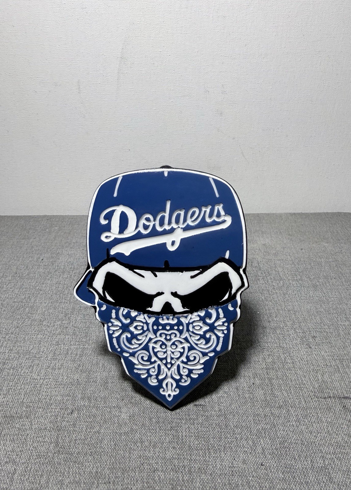 LA Dodgers Aluminum Hitch Cover