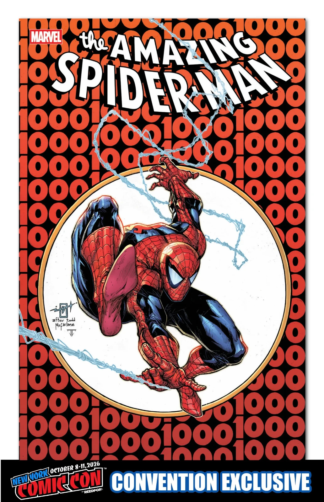 AMAZING SPIDER-MAN #1000 NYCC 2026 URIBE HOMAGE VARIANT 2026 MARVEL COMICS