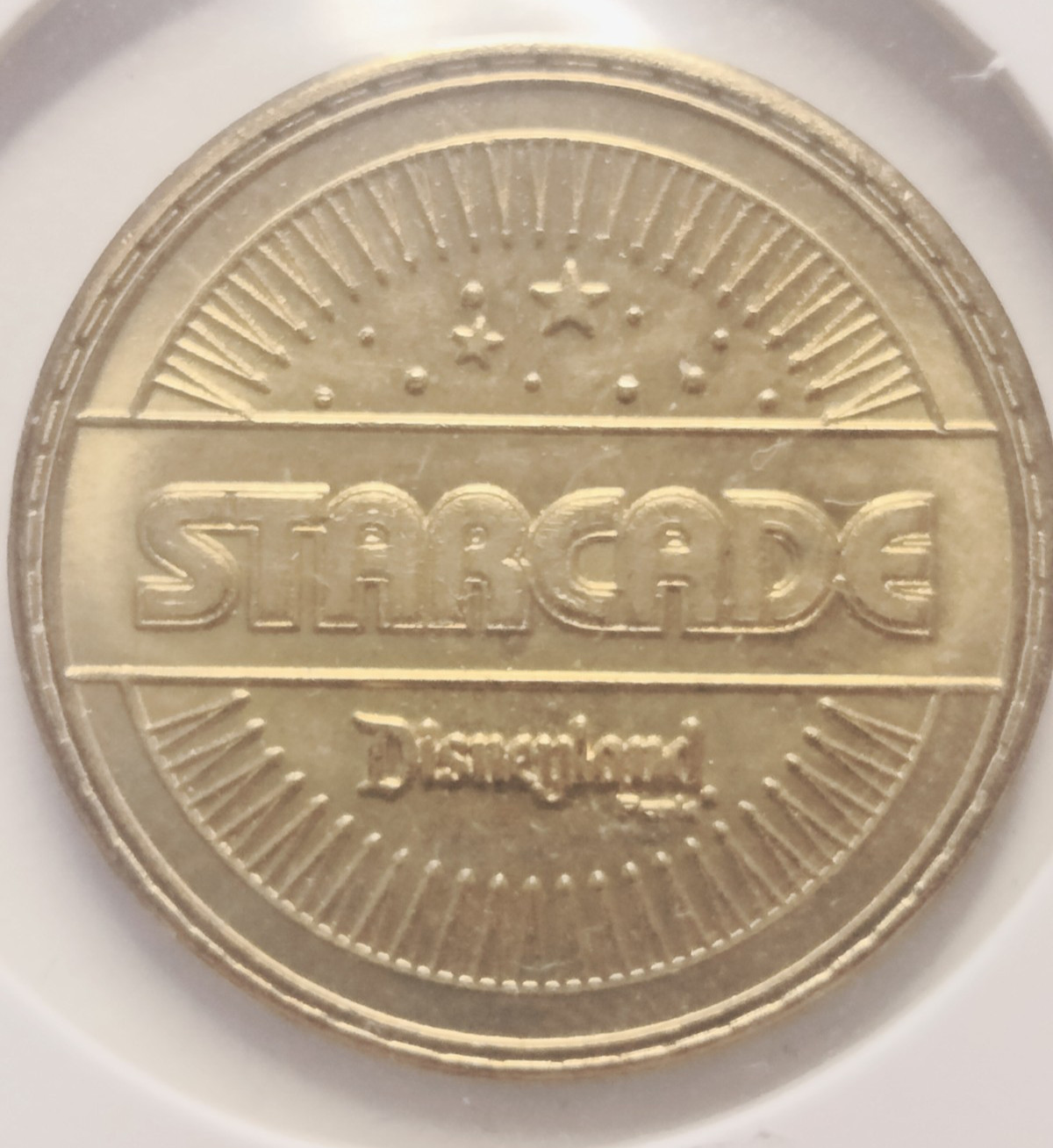 Disneyland Starcade Arcade Token Disney Coin Collectible Circulated 2013