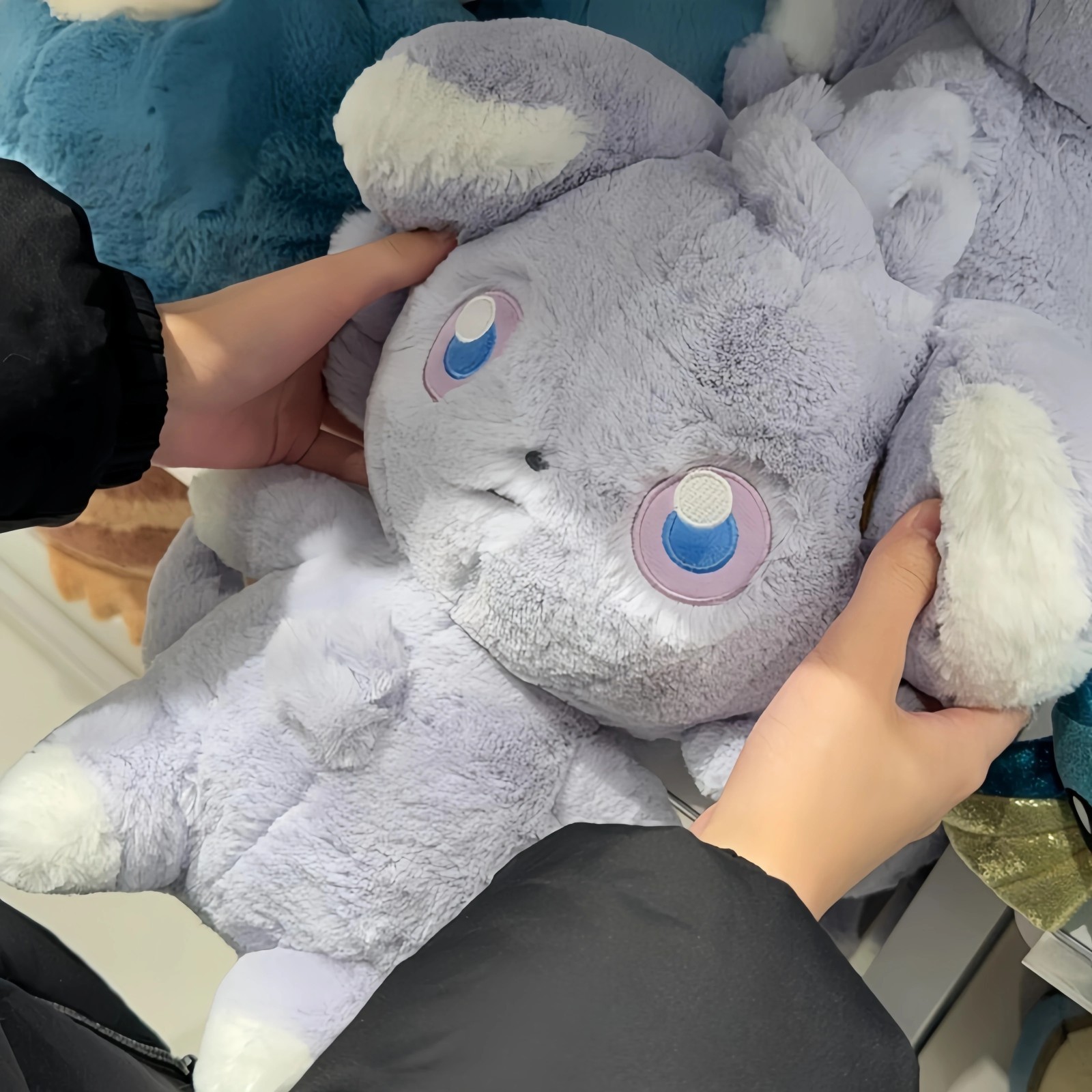 Pokemon Z-A Soft Hug Series Plush Mega Espurr Meowstic Doll Pikachu Peluche 