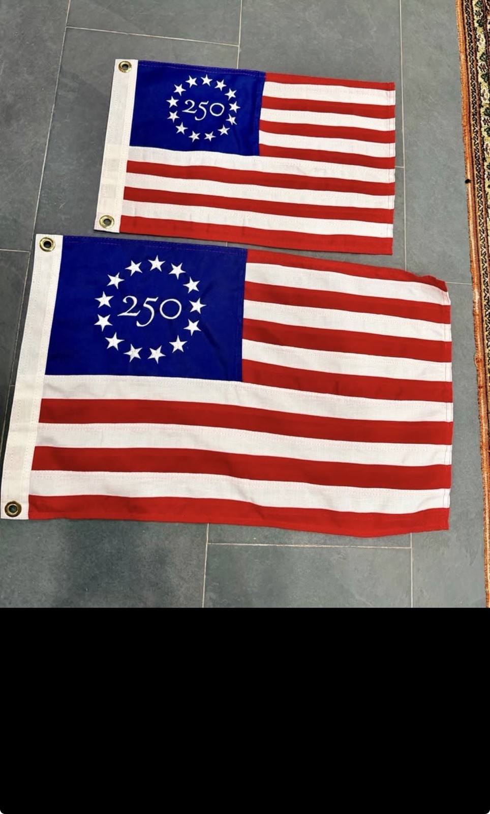 250th Anniversary Boat Chris Craft Sea Ray Embroidered Ensign Flag