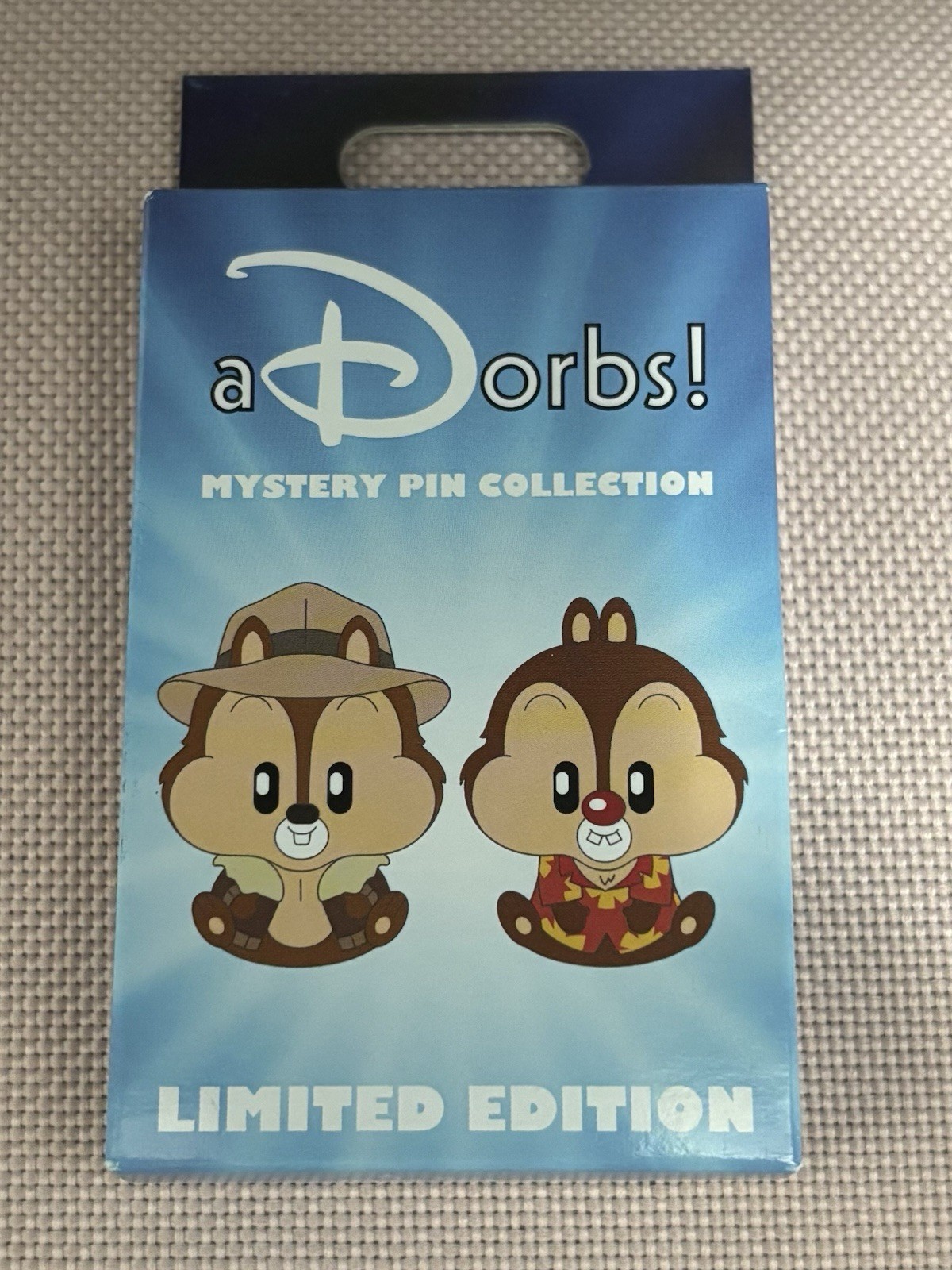 Disney aDorbs WDI MOG Chip \'n Dale Rescue Rangers Pin Set Sealed Box - 2 Pins