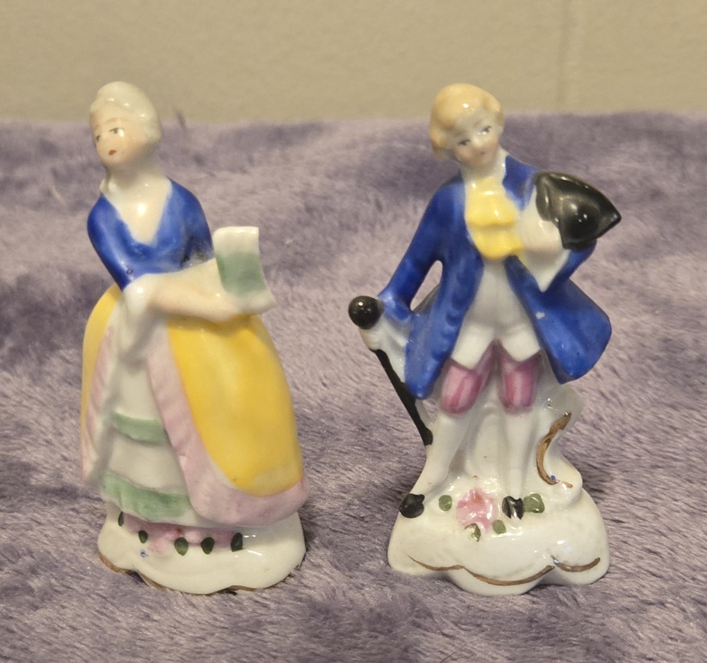 Vintage early  20th century Miniature Colonial Figurines Germany