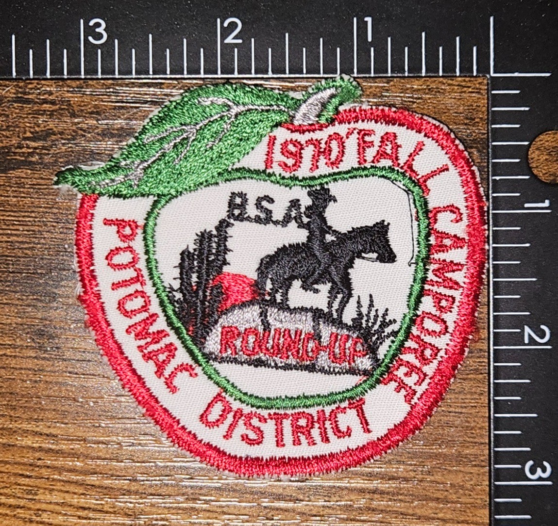 Shenandoah Area Council Virginia Area Potomac District Vintage 1970 Patch